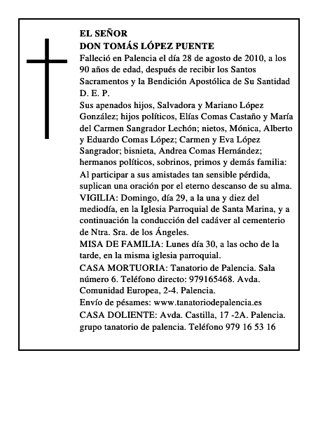 Don Tomás López Puente
