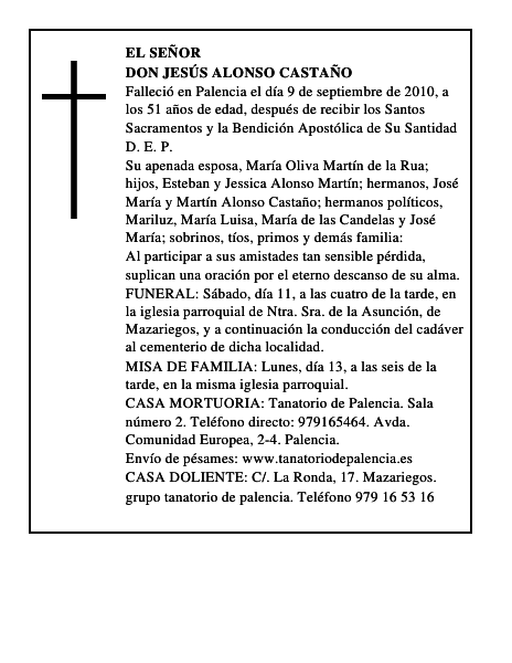 Don Jesús Alonso Castaño