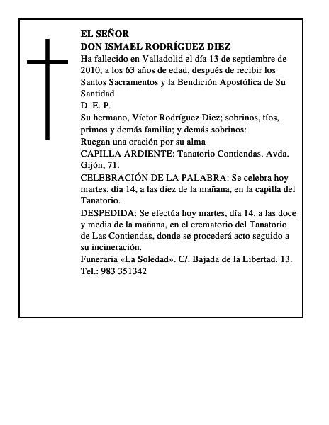 Don Ismael Rodríguez Diez