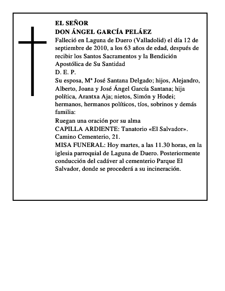 Don Ángel García Peláez