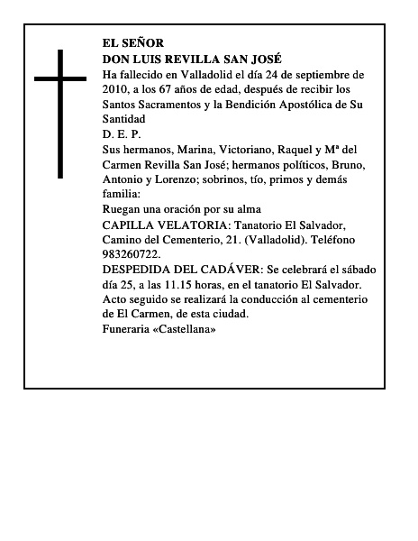 Don Luis Revilla San José