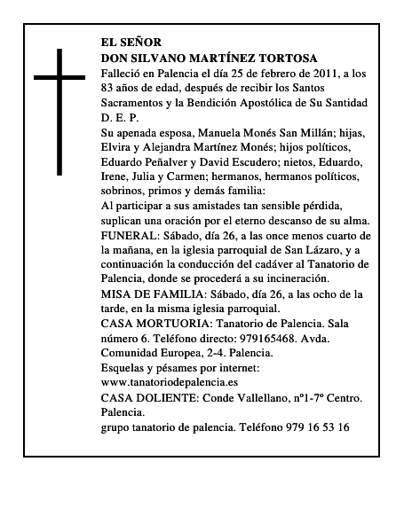 Don Silvano Martínez Tortosa