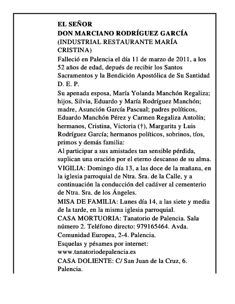 Don Marciano Rodríguez García