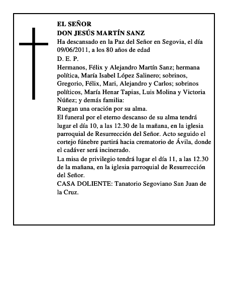 Don Jesús Martín Sanz