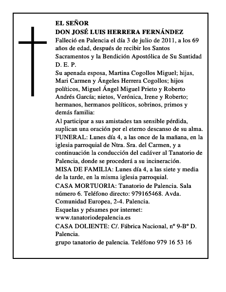 Don José Luis Herrera Fernández