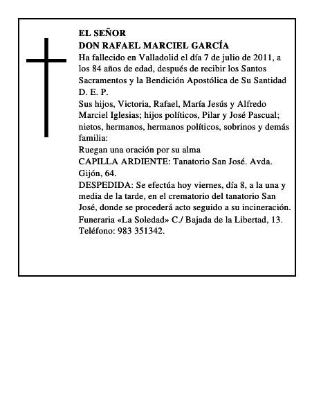 Don Rafael Marciel García