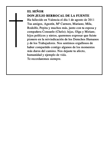 Don Julio Berrocal de la Fuente