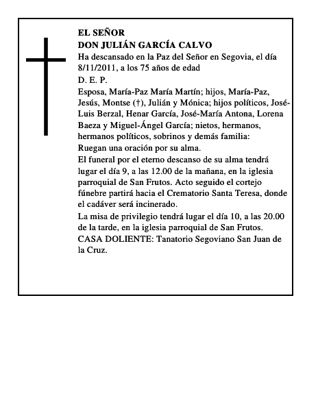 Don Julián García Calvo