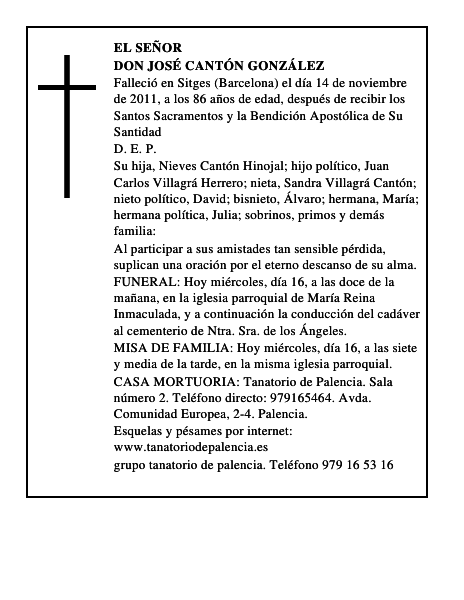 Don José Cantón González
