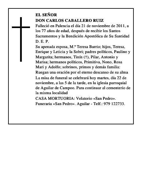 Don Carlos Caballero Ruiz