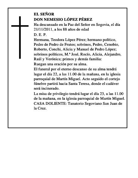 Don Nemesio López Pérez