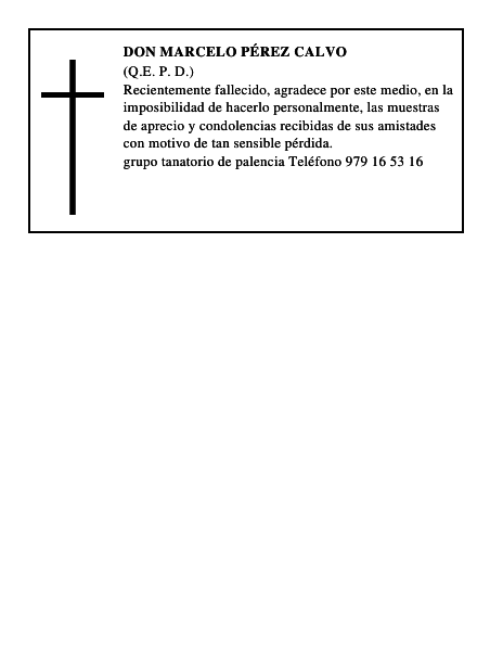 Don Marcelo Pérez Calvo