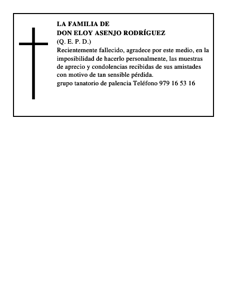 Don Eloy Asenjo Rodríguez