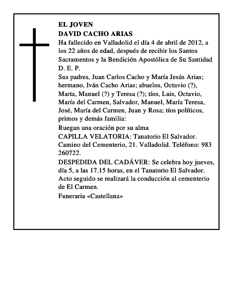 David Cacho Arias