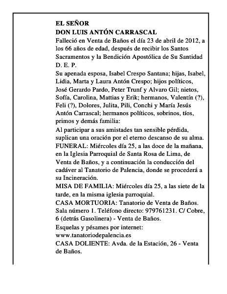 Don Luis Antón Carrascal