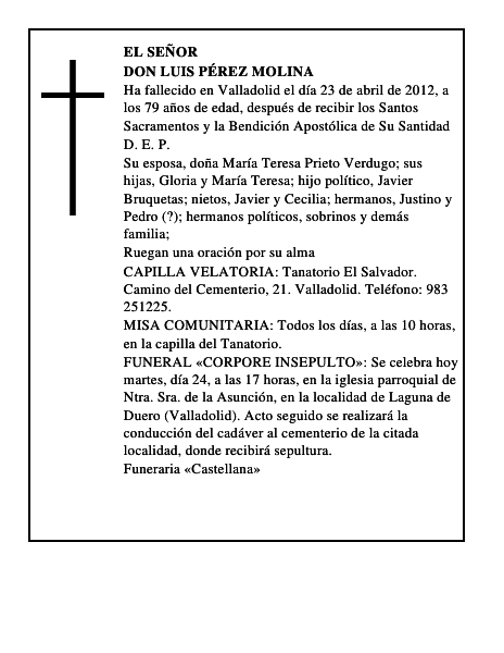 Don Luis Pérez Molina