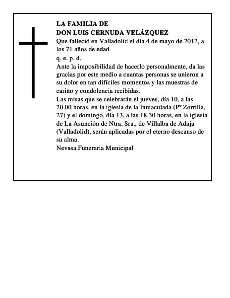 Don Luis Cernuda Velázquez