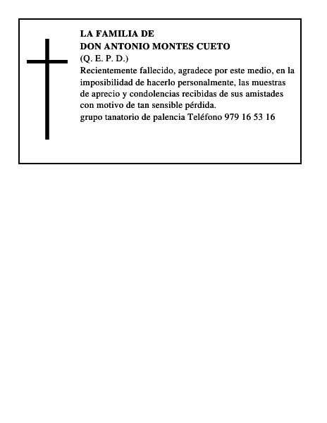 Don Antonio Montes Cueto