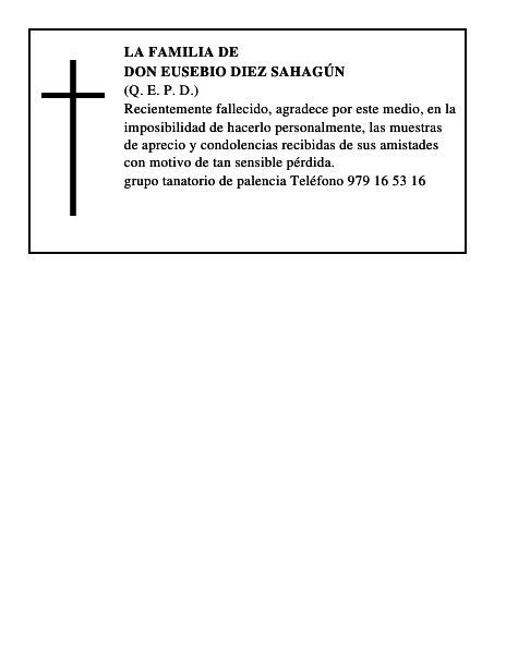 Don Eusebio Diez Sahagún