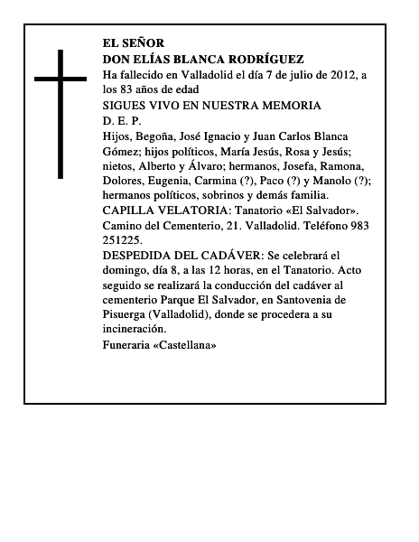 Don Elías Blanca Rodríguez