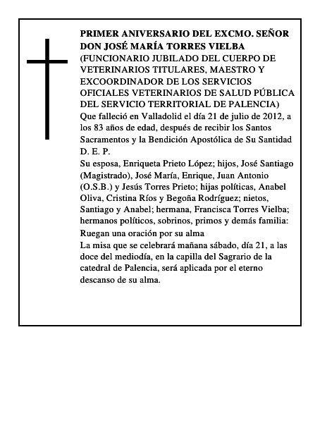 Don José María Torres Vielba