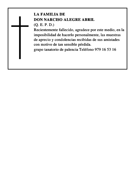 Don Narciso Alegre Abril