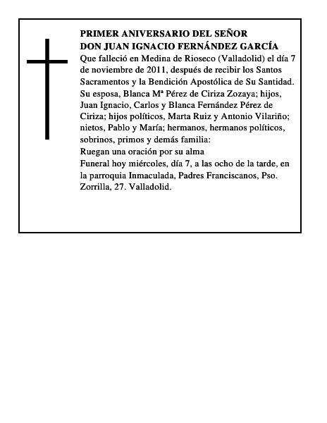 Don Juan Ignacio Fernández García