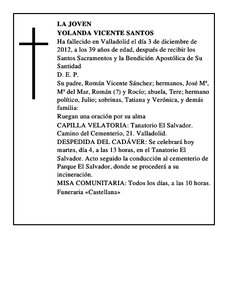 Yolanda Vicente Santos