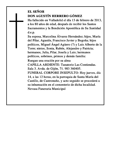 Don Agustín Herrero Gómez
