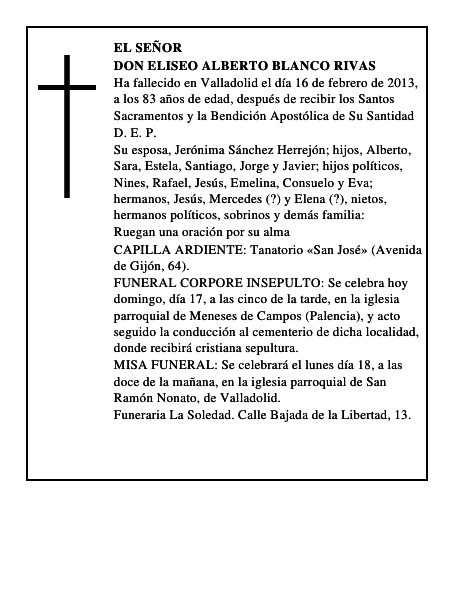 Don Eliseo Alberto Blanco Rivas
