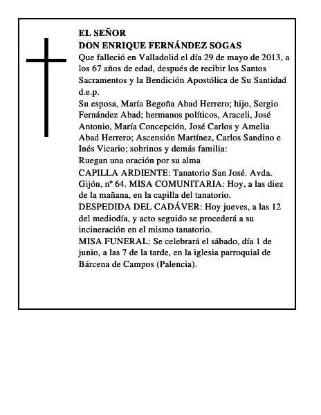 Don Enrique Fernández Sogas