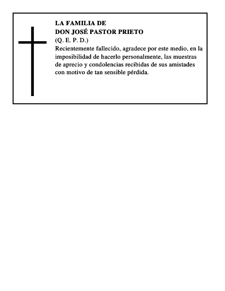 Don José Pastor Prieto
