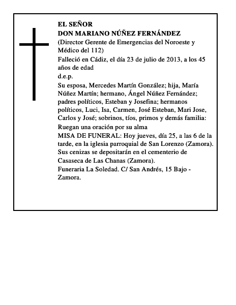 Don Mariano Núñez Fernández