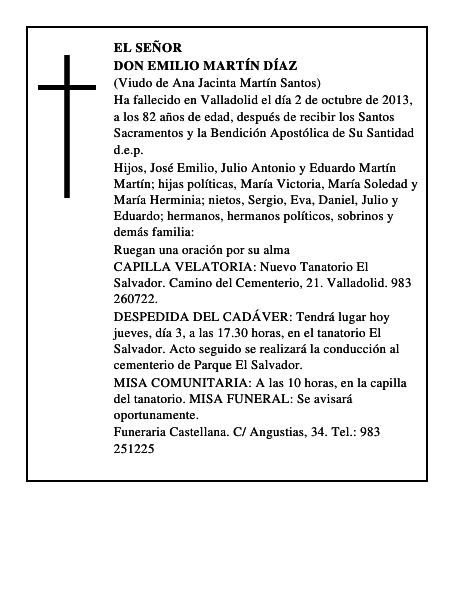 Don Emilio Martín Díaz