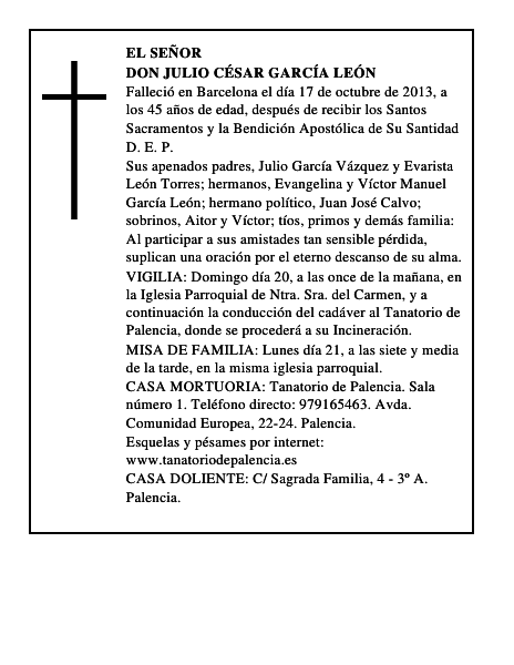 Don Julio César García León