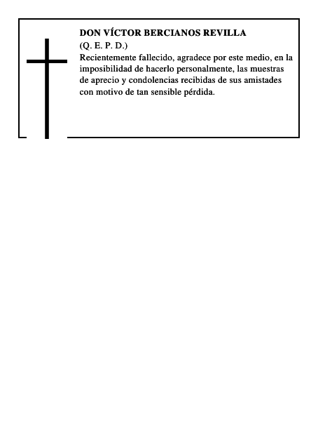 Don Víctor Bercianos Revilla
