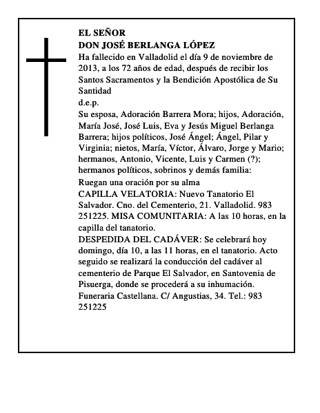 Don José Berlanga López