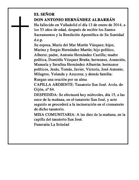 Don Antonio Hernández Albarrán