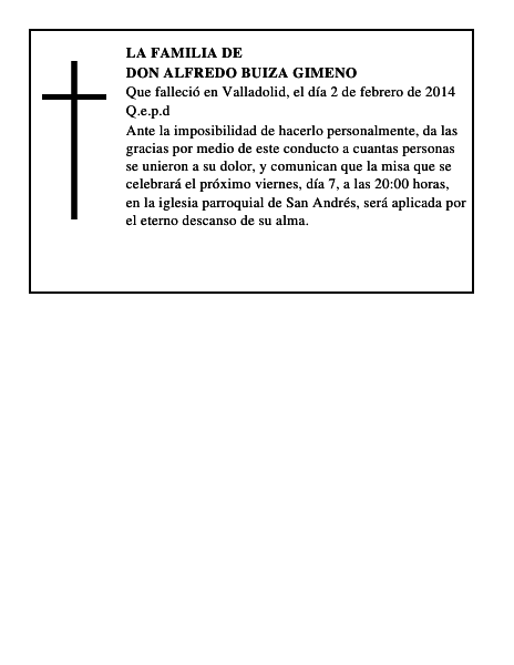 Don Alfredo Buiza Gimeno