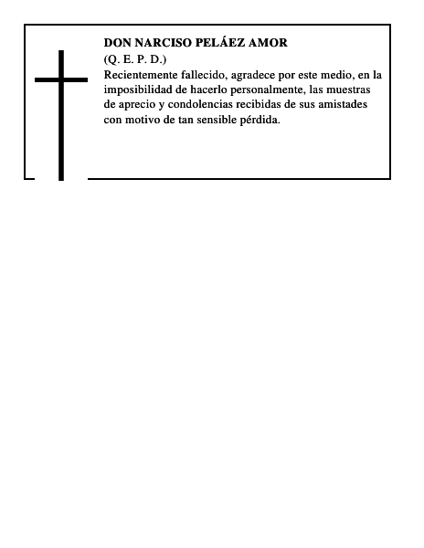 Don Narciso Peláez Amor