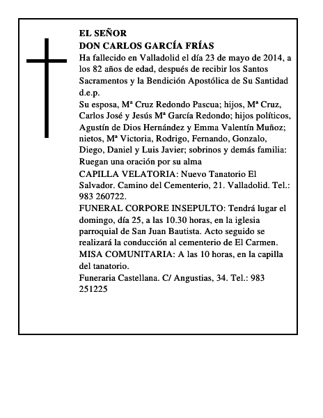 Don Carlos García Frías
