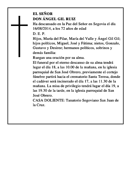 Don Ángel Gil Ruiz