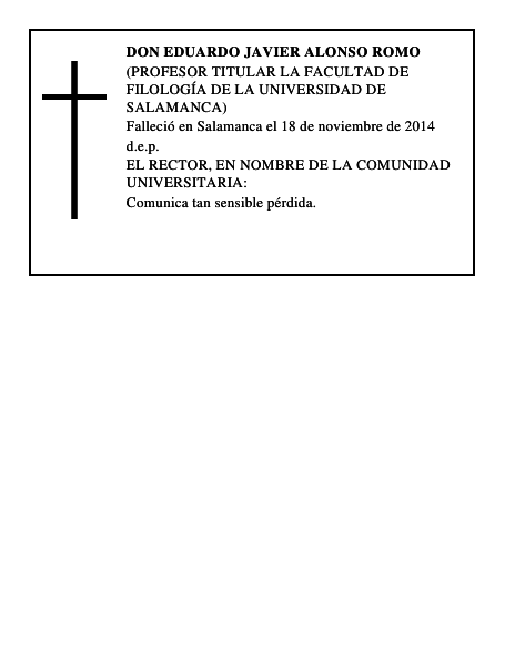 Don Eduardo Javier Alonso Romo