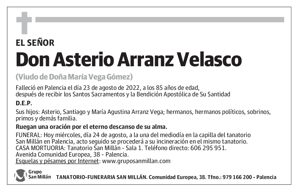 Asterio Arranz Velasco