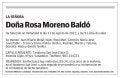 Doña Rosa Moreno Baldó