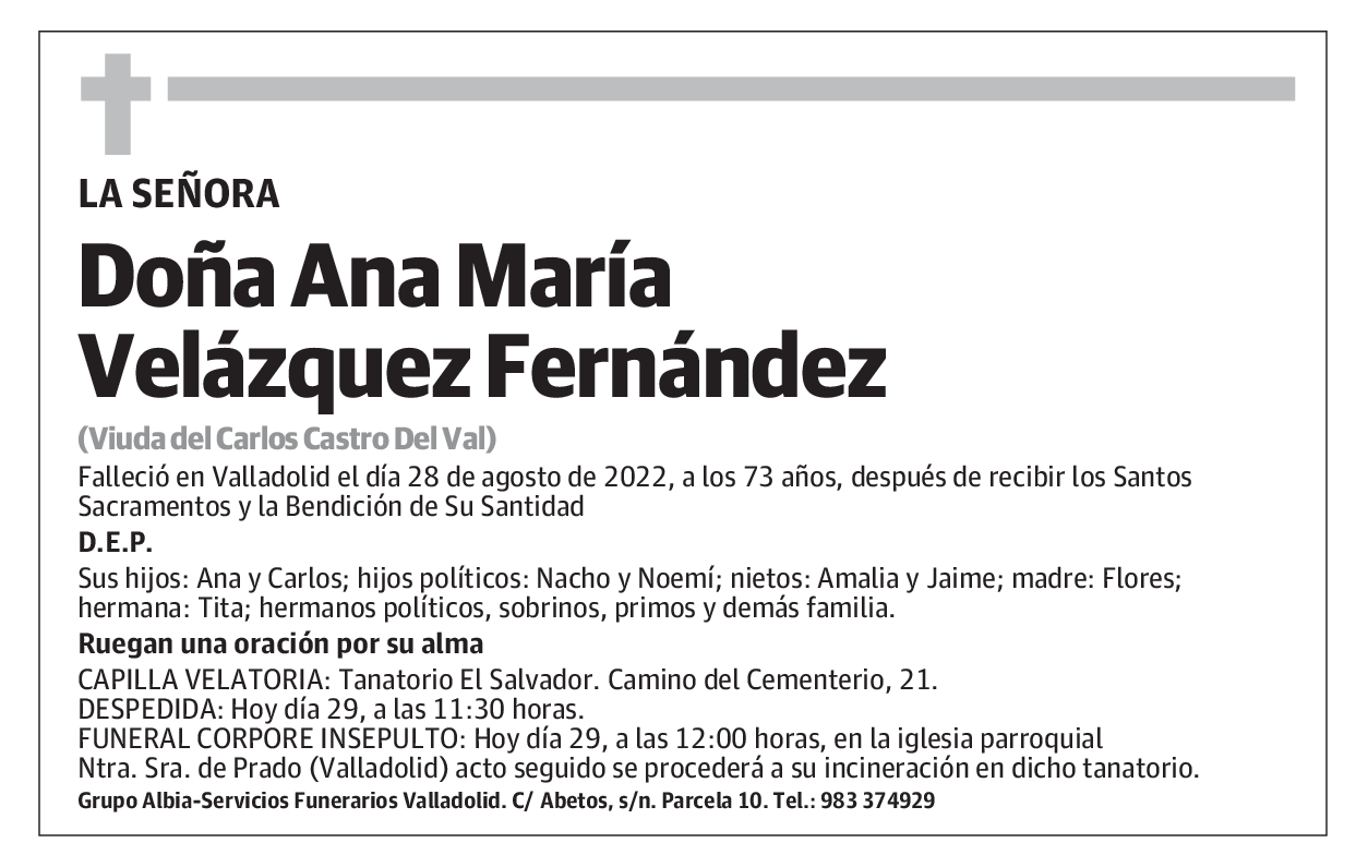 Ana María Velázquez Fernández