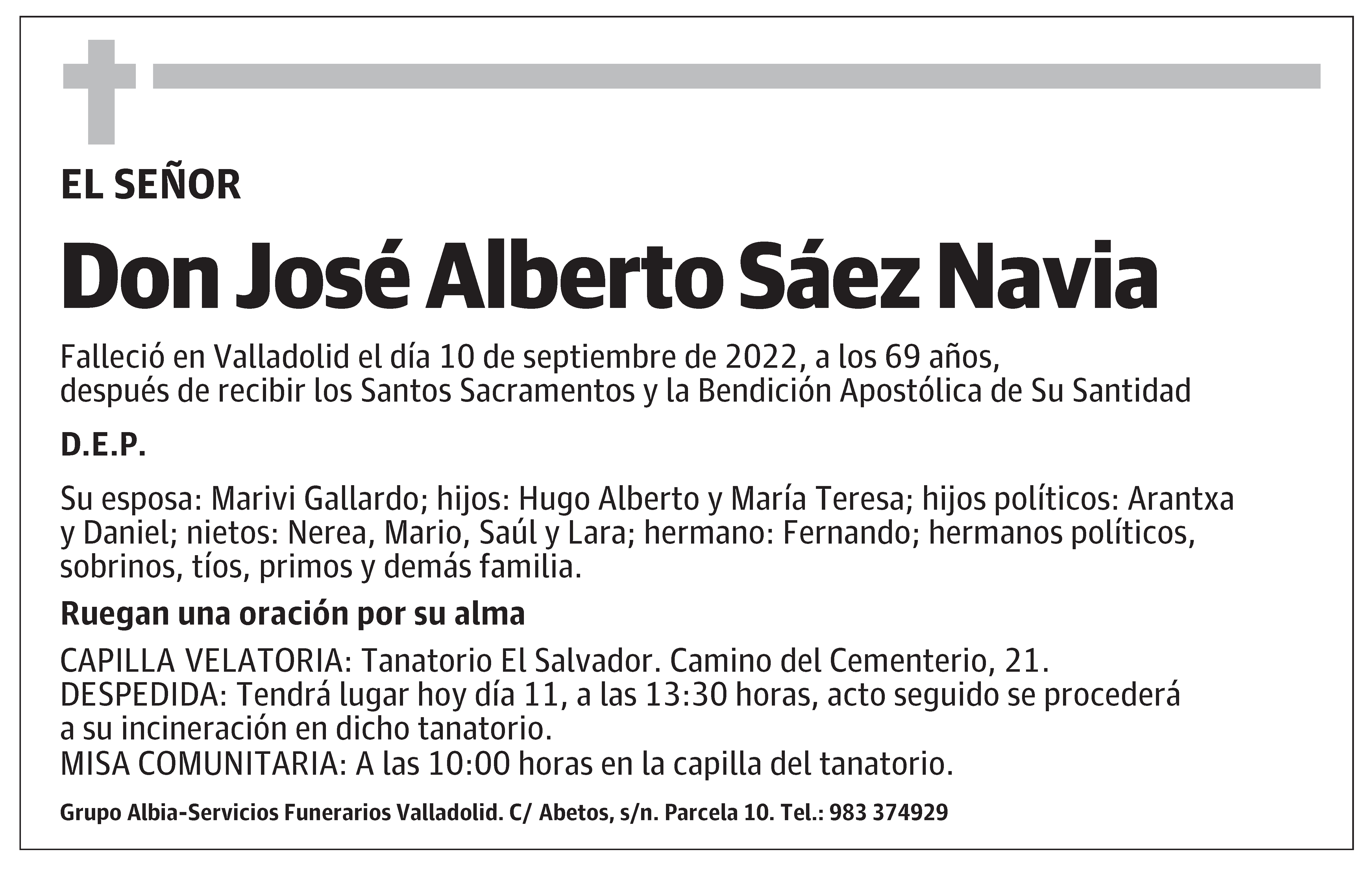 José Alberto Sáez Navia
