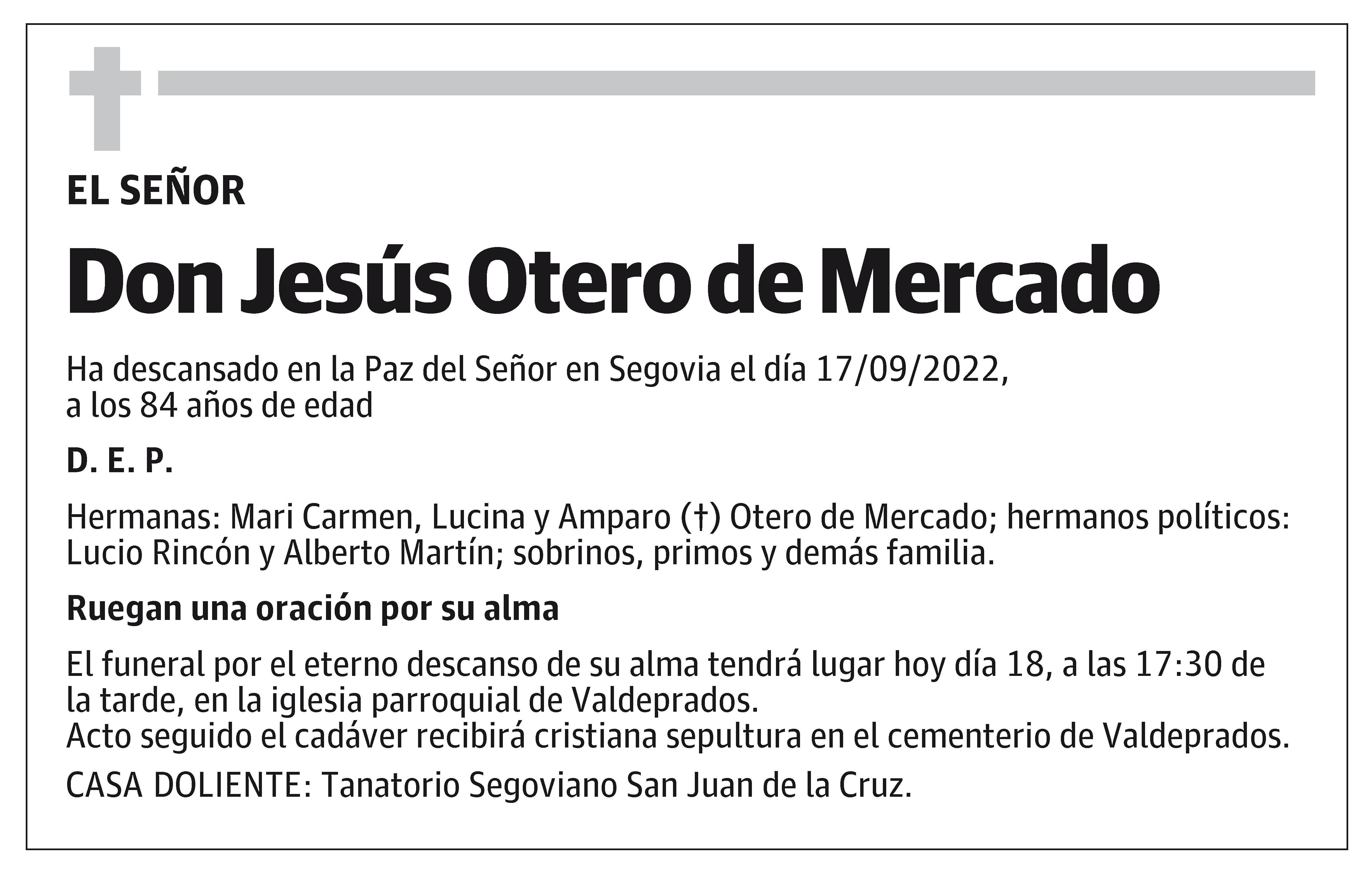 Jesús Otero de Mercado
