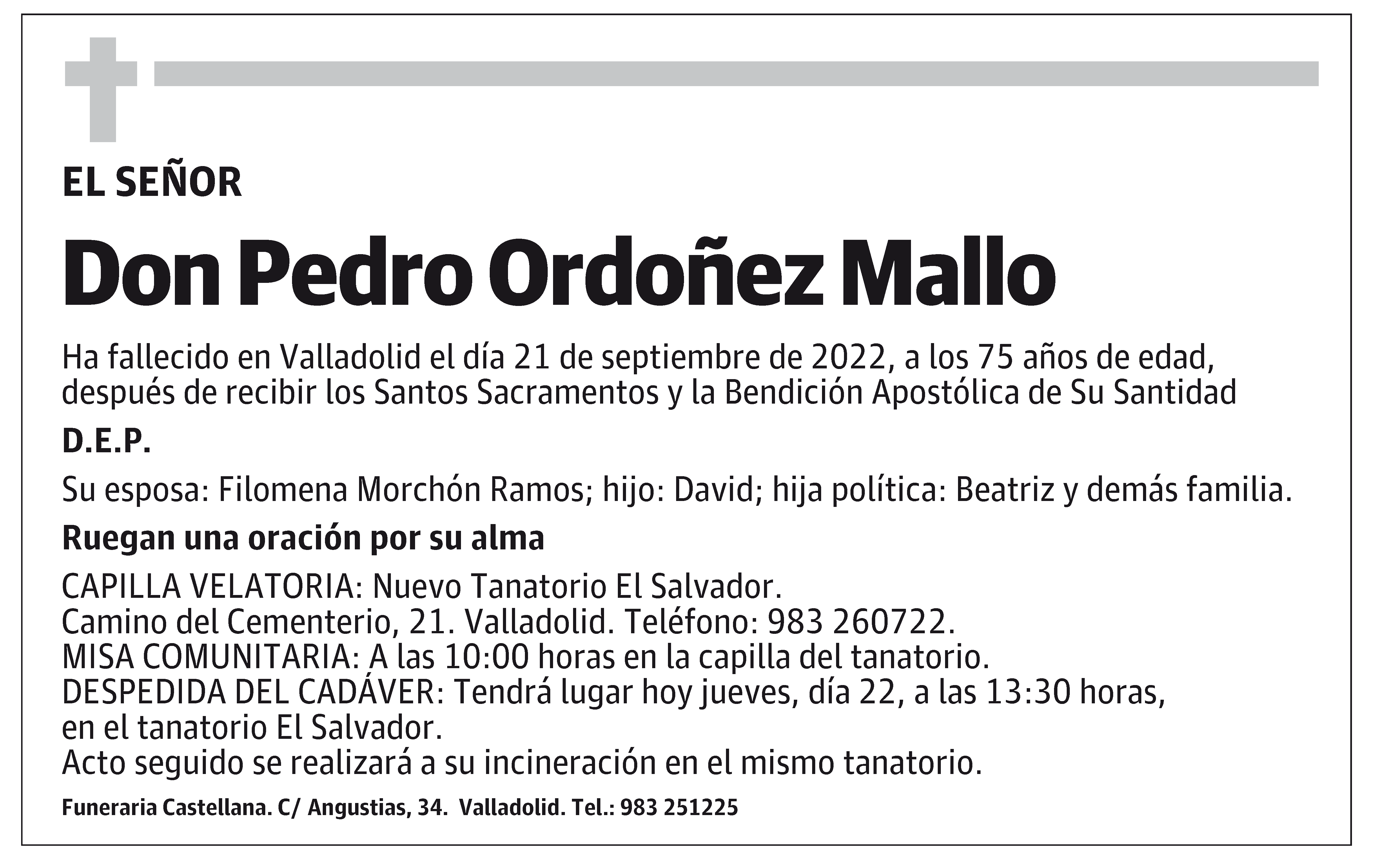Pedro Ordoñez Mallo