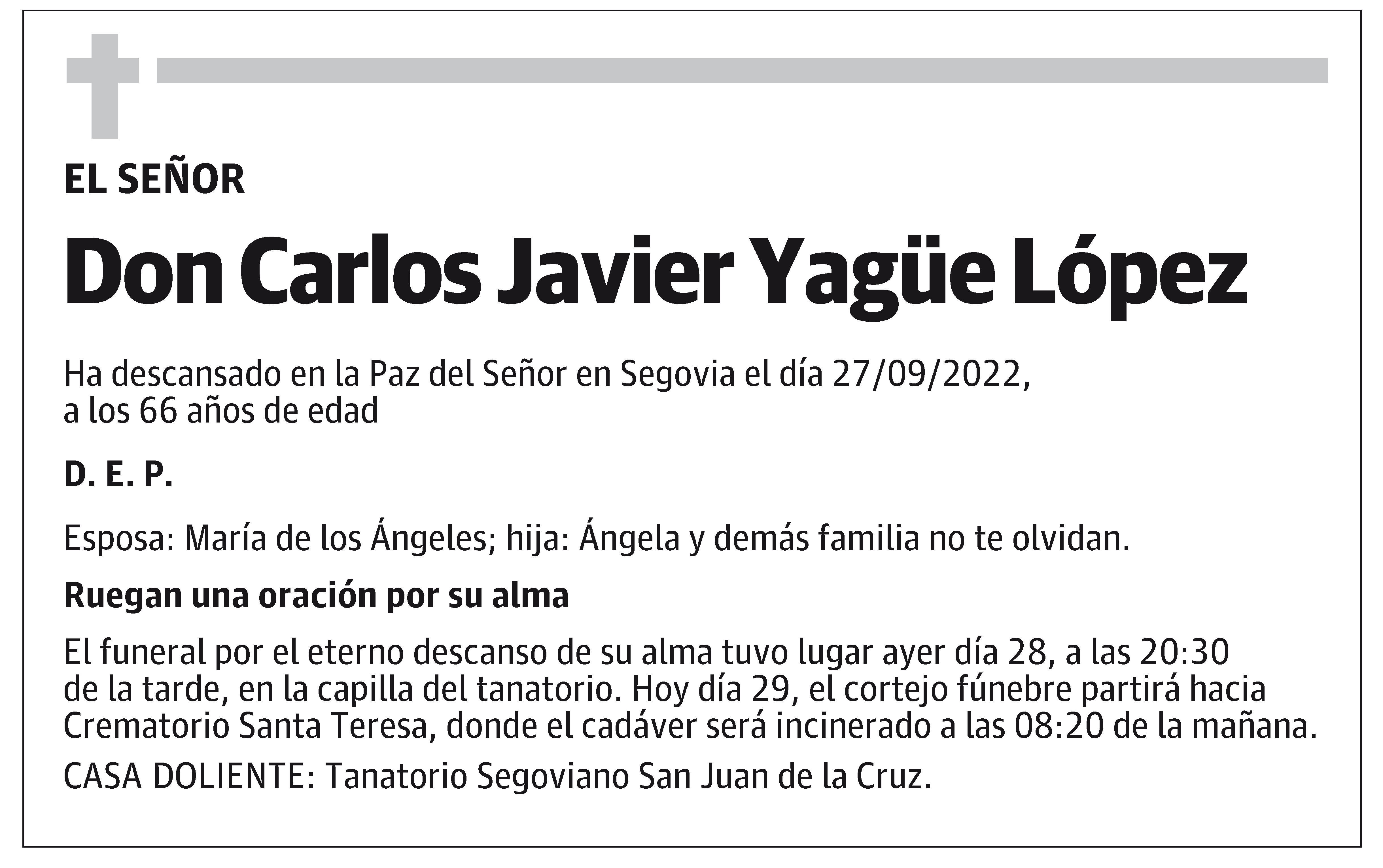 Carlos Javier Yagüe López